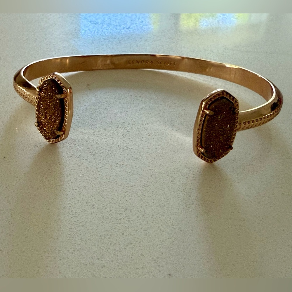 Kendra Scott Elton Rose Gold Cuff Bracelet